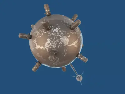 Submarine Bomb 3D model purchase