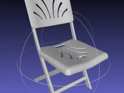 Chair folding 3D model purchase