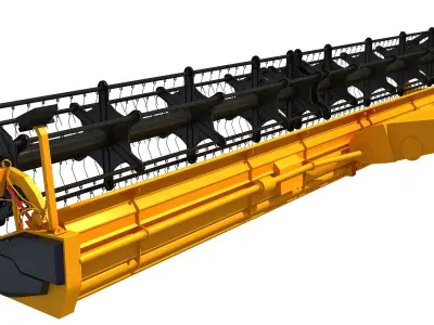 Yellow Threshing 3D model