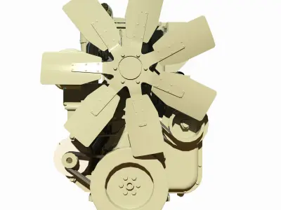 Diesel Engine 3D model