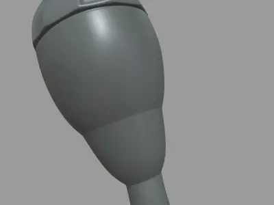 Gear Lever 05 Low-poly 3D model