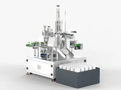 Bulb Automatic Pressing Machine 3D model