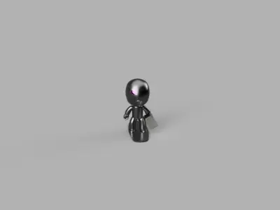 Marvel Comics Mini The Fallen One Norrin Radd 3D model
