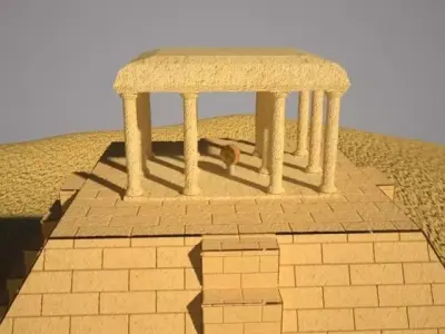 Historic Pyramid Temple 3D model