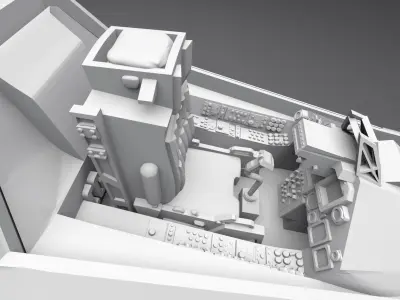 F117 Nighthawk Scale model 3D print model