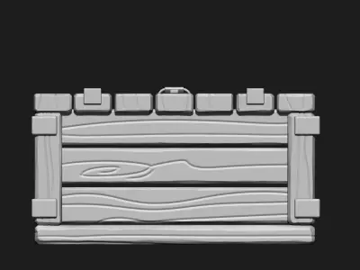 Stylized Furniture IMM Brush Pack 7 in One 3D model