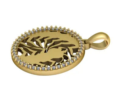 ZODIAC INSECT PENDANT 3D PRINTABLE MODEL 3D print model