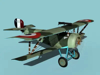 Nieuport 11 VHP V12 3D model