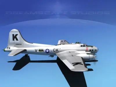 Boeing B-17G Flying Fortress  HP V05 3D model