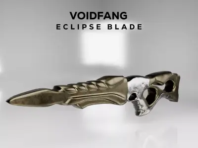 Abyssfang Ancient Void Dagger 3D model