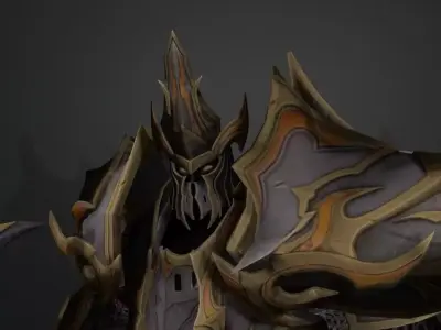 boss knight 3D model