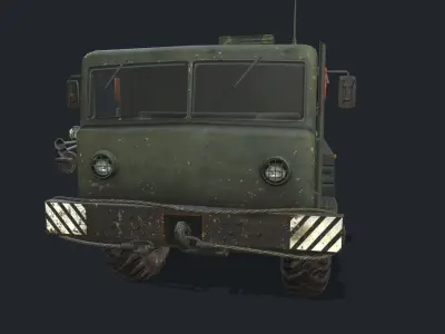 MAZ 537 Low-poly 3D model