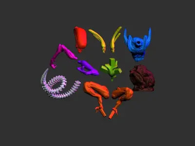 ALIEN XENOMORPH PEN HOLDER 3D print model purchase