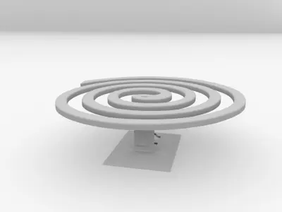 Mosquito Coil 3D model