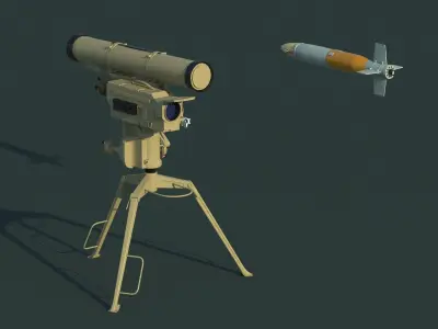 9M133 Kornet 3D model