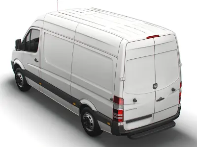 Dodge Sprinter Van L2H2 2009 3D model