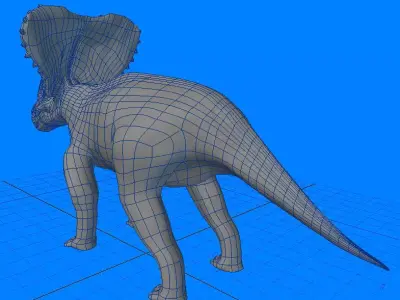 Chasmosaurus triceratops 3D model
