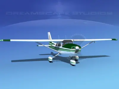 Cessna 172 Skyhawk 1976 V06 3D model