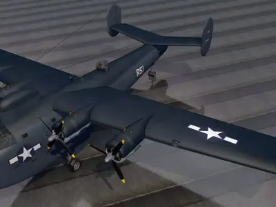 Consolidated PB2Y-3 Coronado 3D model