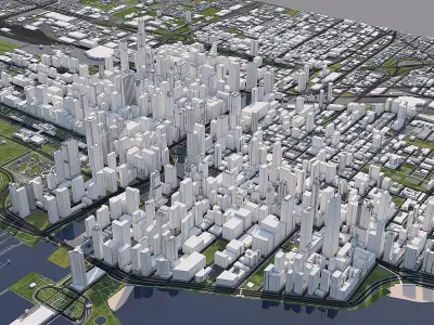 Chicago Downtown 2019 3D model