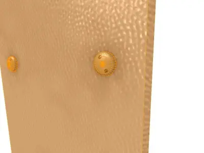 Elevator Control Panel Low-poly 3D model