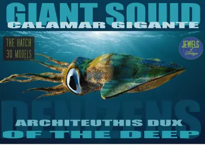Giant Squid Low-poly 3D model