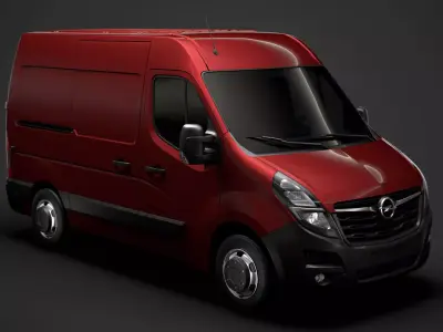 Opel Movano L1H2 Van 2020 3D model
