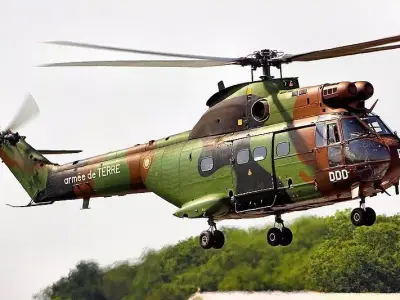 Sud-Aviation SA330 Puma 3D model