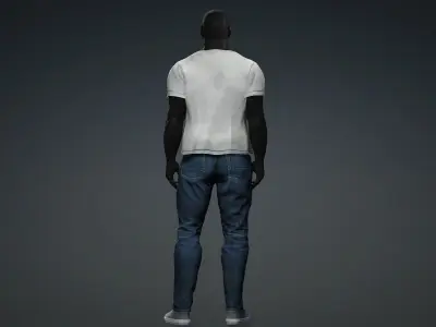 Jone Only one Who escaped from hell Low-poly 3D model