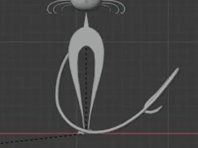 Cat figures 3D model