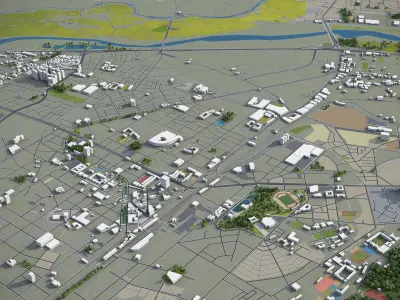 Taiwan - full country map 3D model