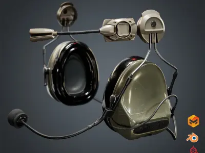 Military Ops-Core Helmet 3D model