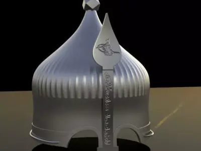 ottoman helmet 3D model