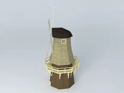 Dutch Windmill 3D model