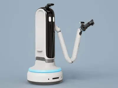 Samsung Rigged Bot Handy EX1 2023 Edition PBR 3D model
