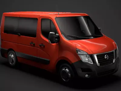 Nissan NV 400 L1H1 WindowVan 2020 3D model