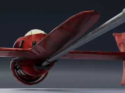 Swordfish Low-poly 3D model