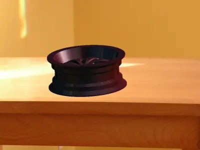 car wheel Free 3D model