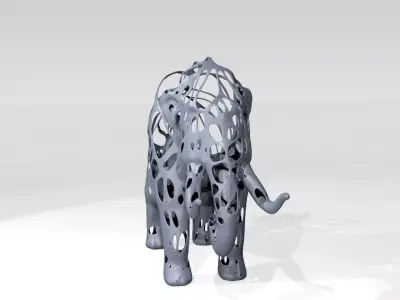 Mammoth Dust Voronoi 3D model