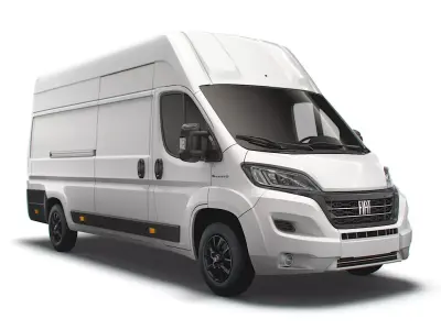 Fiat E Ducato Van L4H3 2022 3D model