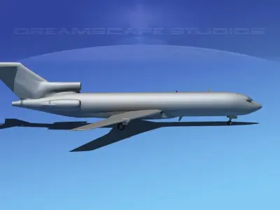 Boeing 727-200 Base Model 3D model