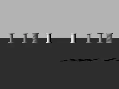 Sewing or Fly Tying Bobbins Free 3D model