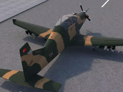 Hurkus C Airplane 3D model