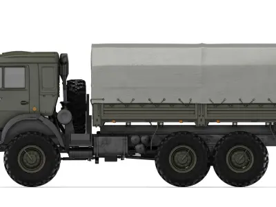 Kamaz 5350 Mustang 2003 3D model