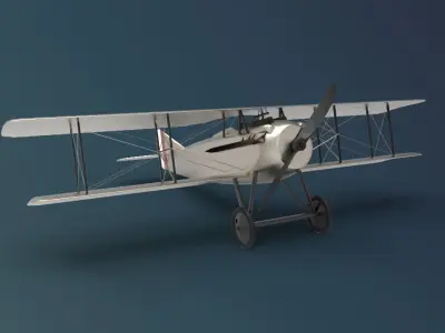 SPAD S XIII 3D model