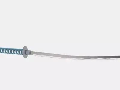 Make a Samurai Sword Step 13 3D model