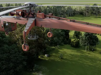 Sikorsky Chopper 3D model
