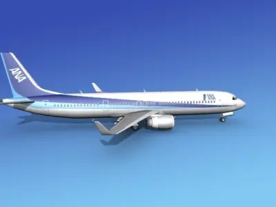 Boeing 737-900ER All Nippon 3D model