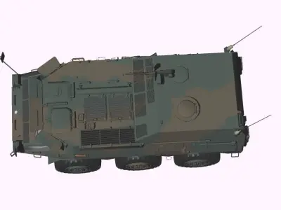 Japan Ground Self-Defense Force Type82 CCV 3D model
