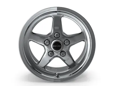 Race Star Industries Wheel Drag Star Polished 3D model